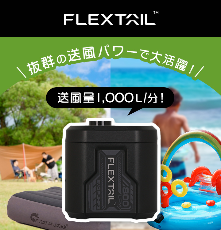 フレックステイル FLEXTAIL エボポンプ