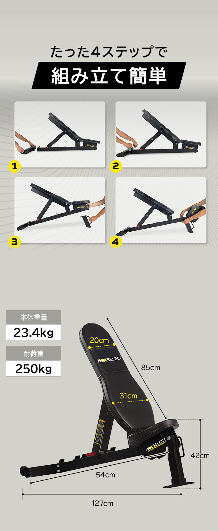 MXセレクト ベンチ