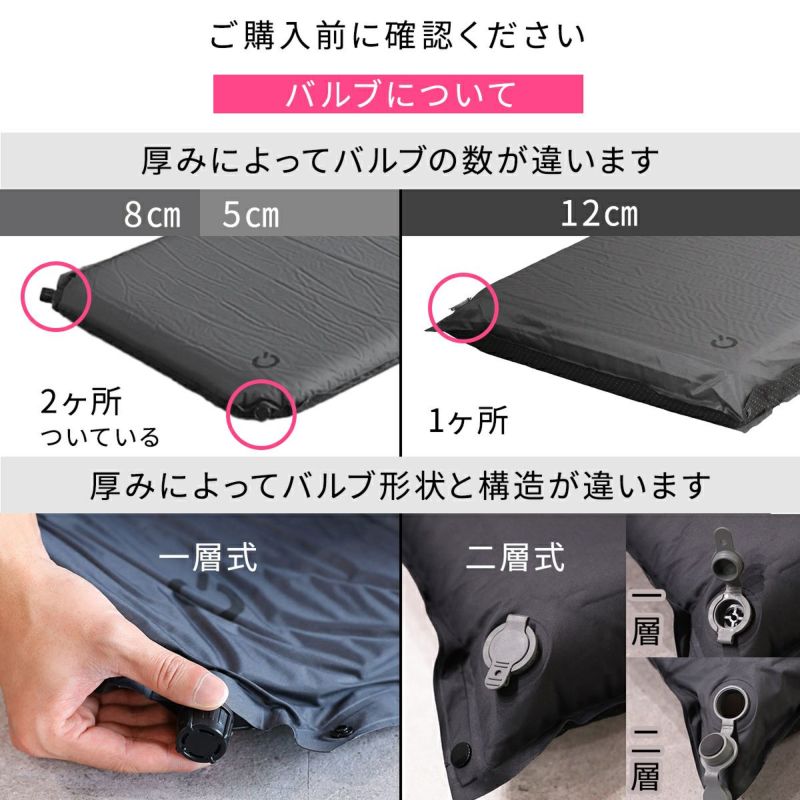 車中泊マット 8cm シングル グレー QC-CM8.0 計2枚セット の商品詳細