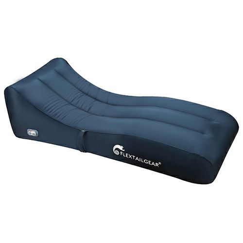 エアソファー 自動 収納袋付き Air Sofa アウトドア ベッド ブルー