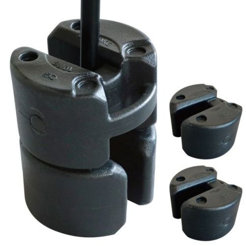 タープテント用 マルチウエイト 10kg 2個セット アウトドア ブラック QC-MW10 BK