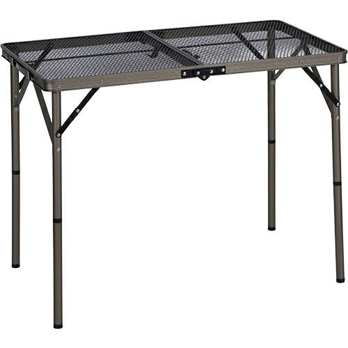 折りたたみ フルメッシュテーブル 90cm  ヴィンテージ QC-2FMT90 VT
