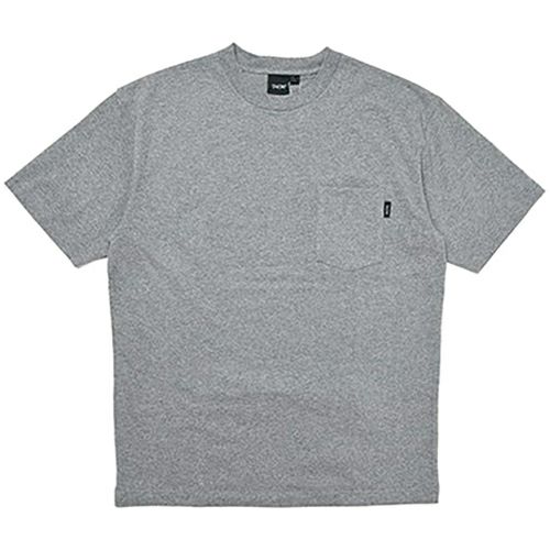 ポケット Tシャツ メンズ レディース 半袖Tシャツ H.グレー TAION-TSPK01-1