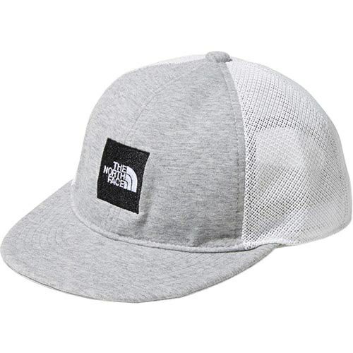 スクエアロゴメッシュキャップ Kids’ Square Logo Mesh Cap キッズ 帽子 ミックスグレー NNJ02001 Z