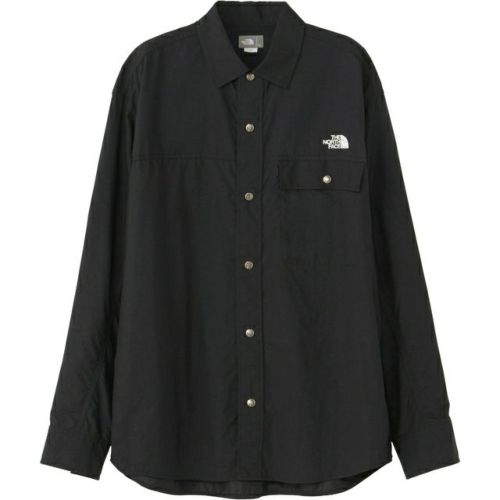 ロングスリーブヌプシシャツ L/S Nuptse Shirt メンズ レディース ブラック NR11961 K