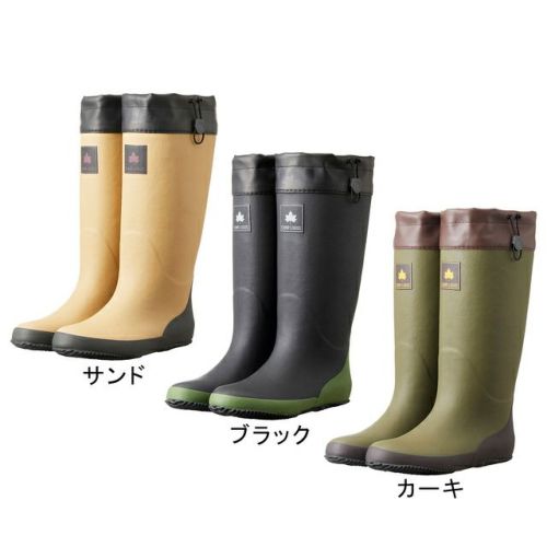 CAMP LOGOS コンパクトレインブーツ メンズ レディース アウトドアシューズ