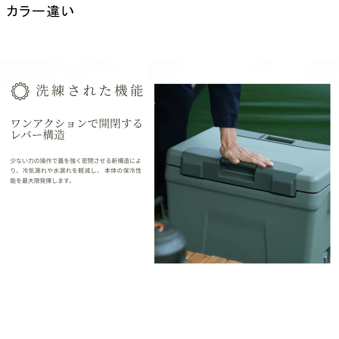 ヴァシランド ST 32L VACILAND ST クーラーボックス カーキ NX-332W の