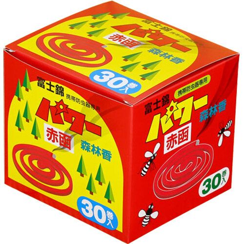 パワー森林香 赤函 30巻入 携帯防虫器専用 虫ケア用品 SRK01