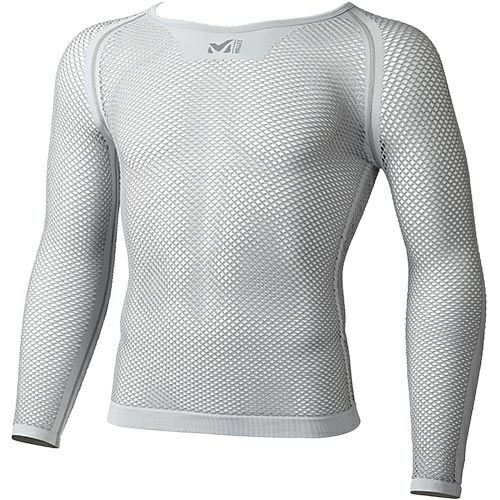 ドライナミック メッシュ 3/4 スリーブ クルー DRYNAMIC MESH 3/4 SLEEVE CREW メンズ アンダーウェア ライトグレー MIV01356 2601