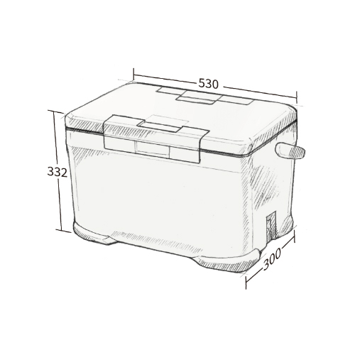 アイスボックス EL ICEBOX EL クーラーボックス チャコール NX-222V