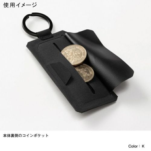 ペブルキーケースモノ Pebble Key Case Mono キーホルダー ブラック