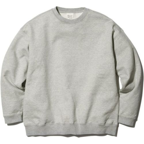 リサイクルコットン スウェットクルーネック Recycled Cotton Sweat Crewneck メンズ トレーナー M.グレー SW-22SU401