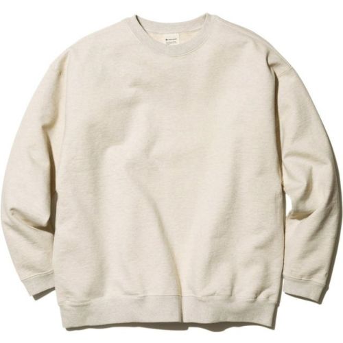 リサイクルコットンスウェットクルーネック Recycled Cotton Sweat Crewneck メンズ トレーナー オートミール SW-22SU401