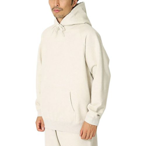 リサイクルコットンプルオーバーフーディ Recycled Cotton Pullover Hoodie メンズ パーカー オートミール SW-22SU402
