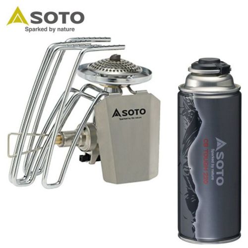 SOTO レギュレーター ストーブ ST-310MT マイクロトーチ2点セット レギュレーターストーブ ST-310 ＆ CB TOUGH 220 ST-712 計2点セット