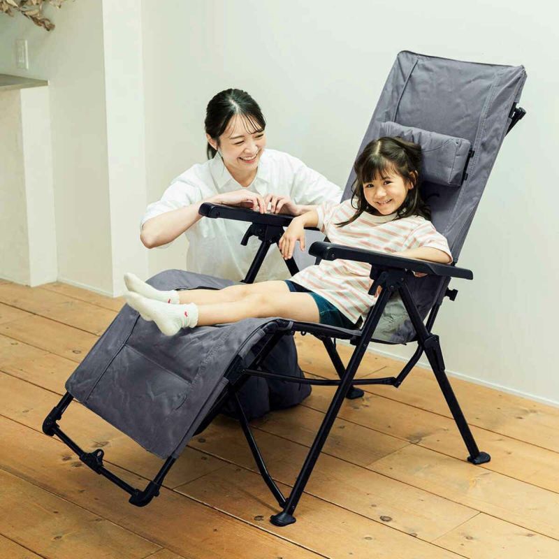 リクライニングチェア グレー QC-RC120 の商品詳細 | スポーツ