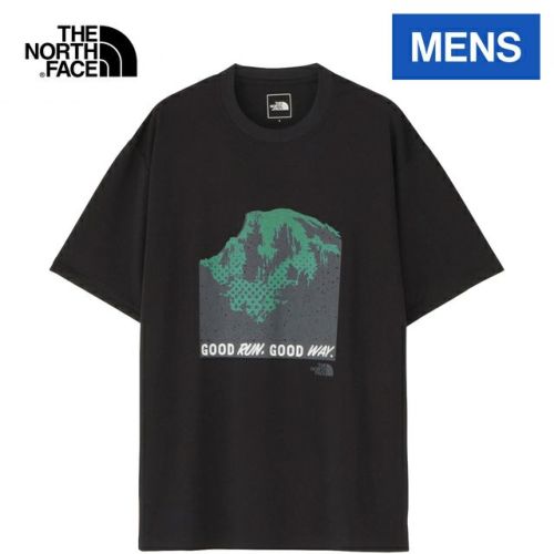 ショートスリーブ フリーラン グラフィッククルー S/S Free Run Graphic Crew メンズ 半袖Tシャツ ブラック NT62393  K | アウトドア・キャンプ専門店 YOCABITO ONLINESTORE