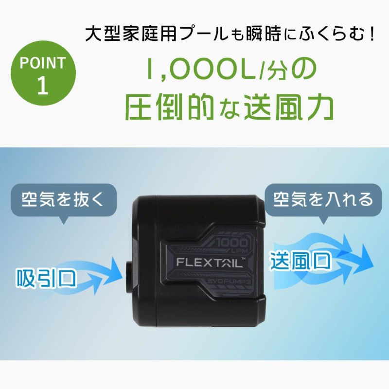 エボポンプ3 Evo Pump3 アウトドア 寝具用 ブラック の商品詳細