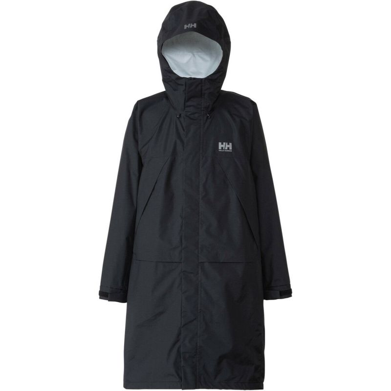 ジャケット・アウター SEA STRETCH LIGHT NYLON PARKA / BLACK L XJK-PRD（ナイロンロングコート）BLACK - OUTERWEAR (アウターウェア