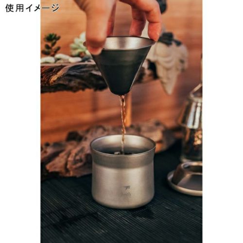 純チタンコーヒードリッパーセット アウトドア クッキング用品 Ti3911 | アウトドア・キャンプ専門店 YOCABITO ONLINESTORE