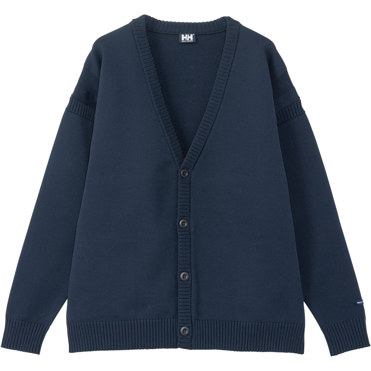 HELLY HANSEN フィッシャーマン ニットカーディガン ネイビー XL