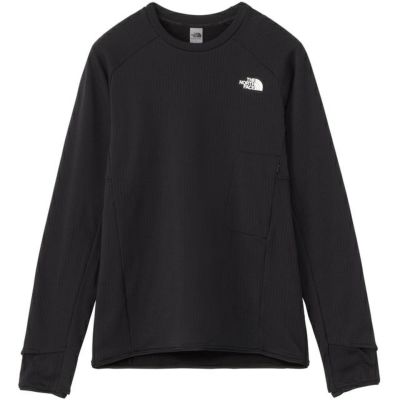 ロングスリーブ ハイブリッドドライドットライトクルー L/S Hybrid Dry Dot Light Crew レディース ランニングウェア シャツ  ブラック NTW62374 K | アウトドア・キャンプ専門店 YOCABITO ONLINESTORE