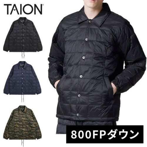 ベーシック ダウンコーチジャケット DOWN COACH JACKET メンズ レディース TAION-109CHJ | アウトドア・キャンプ専門店  YOCABITO ONLINESTORE