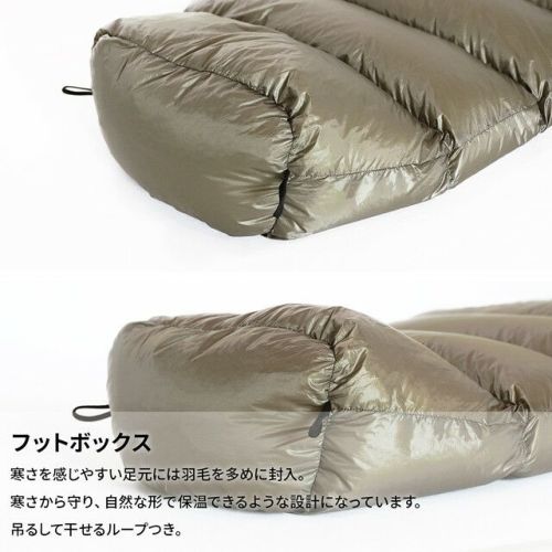 NANGA ダウンシェラフナノバック300DX ブルー 日本製 収納袋付き