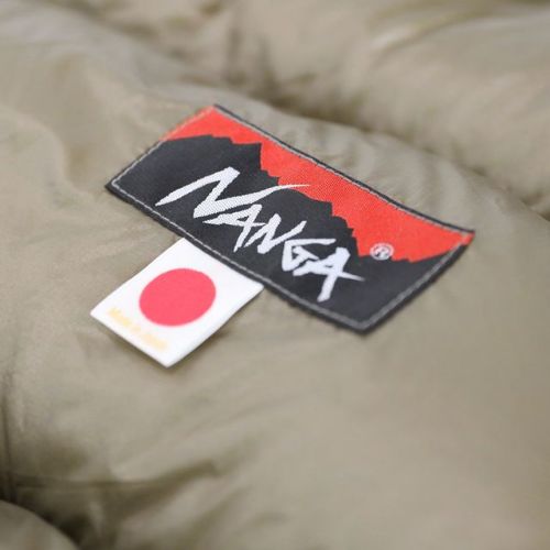 NANGA×QC 別注カラー ダウンバッグ350STD ナンガ 日本製 寝袋 シュラフ スリーピングバッグ マミー型シュラフ グレージュ  C0001790 | アウトドア・キャンプ専門店 YOCABITO ONLINESTORE