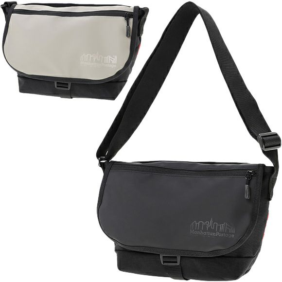 ナイロン メッセンジャーバッグ JR フラップ ジッパーポケット Dulon