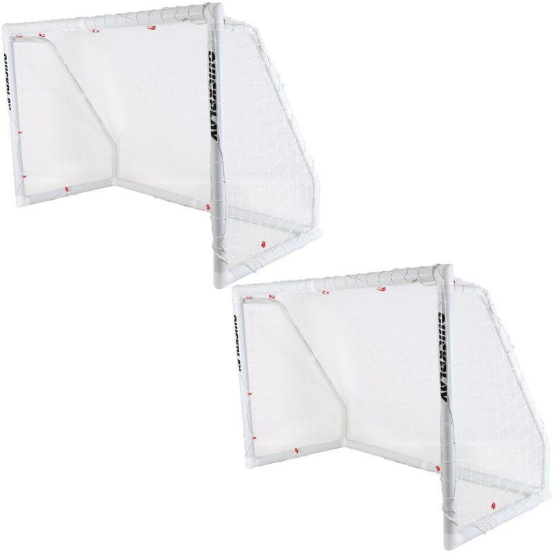 Q-FOLD MATCH サッカーゴール 1.8m×1.2m（6×4ft） 2台セット 折り畳み