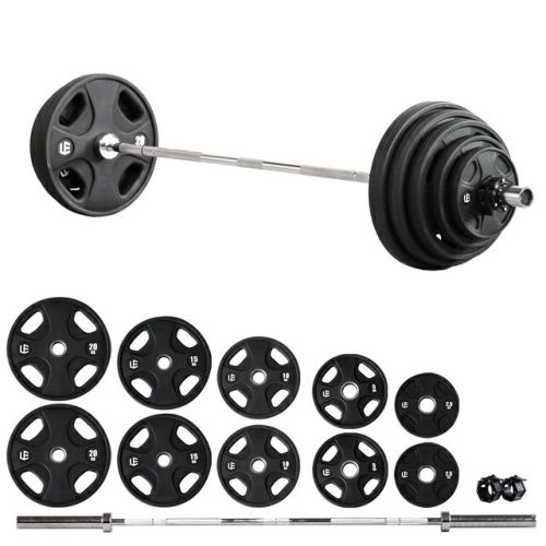 AUSSIEバーベルプレートセット合計16kg （バーベル＋プレート157.5kg 