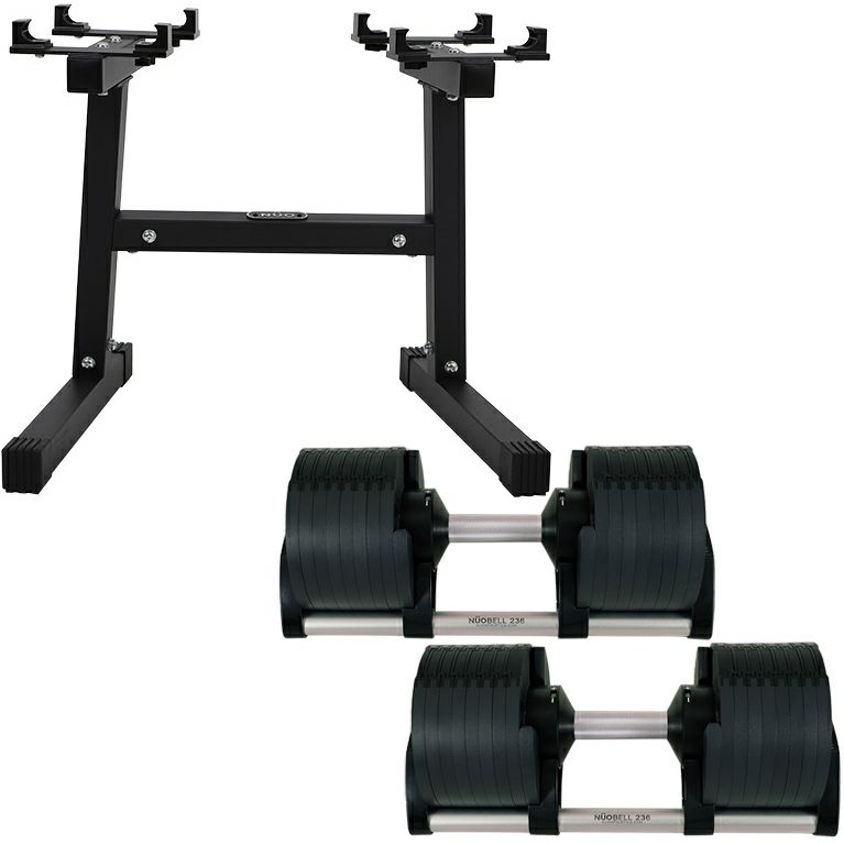 NUO FLEXBELL 36kg 可変式ダンベル｜スタンド付きセット ② 可変式ダンベル 36kg×2個 2kg刻みNUO-FLEX2.0_36×2 ＆ 専用スタンド
