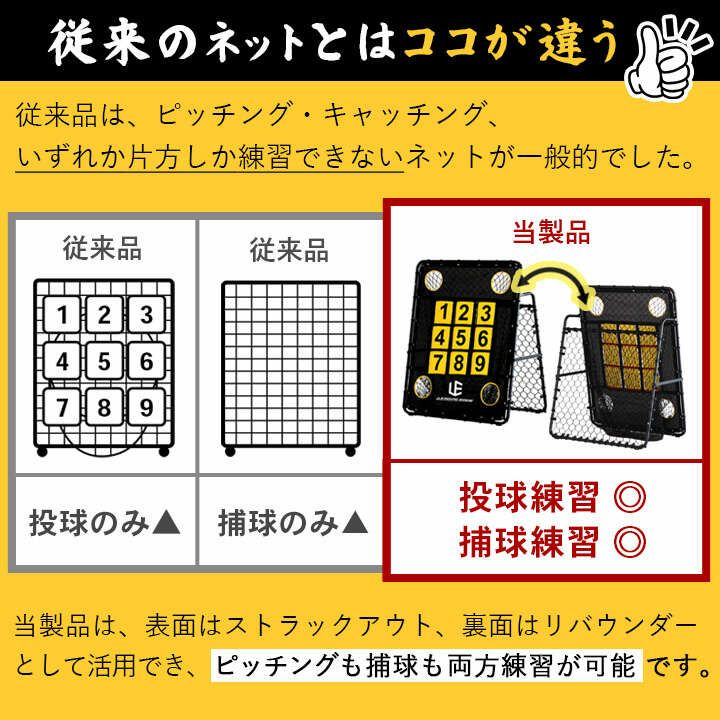 ターゲットネット リバウンダー 野球 練習 捕球 投球 イレギュラー