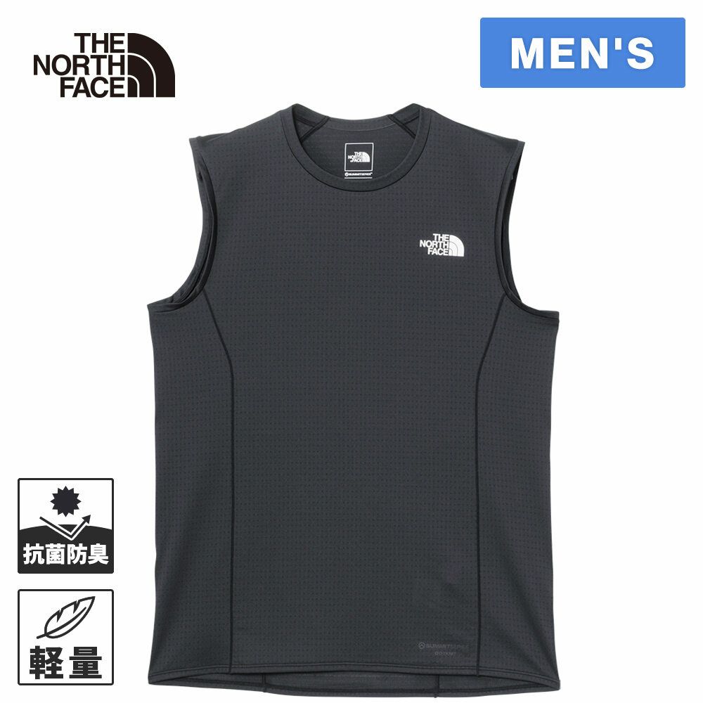 スリーブレスドライドットライトクルー S/L Dry Dot Light Crew メンズ