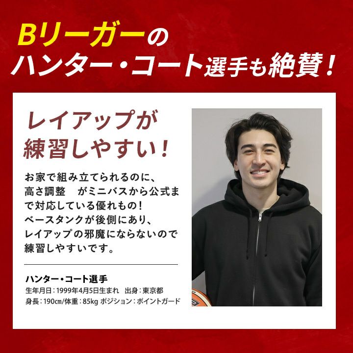 家庭用 屋外 バスケットゴール ブラック LE-BS305 BK の商品詳細