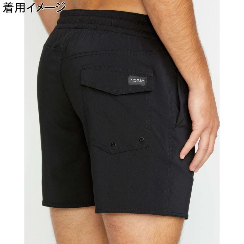 Lido Solid Trunks メンズ ショートパンツ ブラック A2512503 BLK の