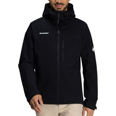 美品　MAMMUT マムート　ブラック フード付きジャケット　L 美品 MAMMUT マムート ブラック フード付きジャケット LΩ