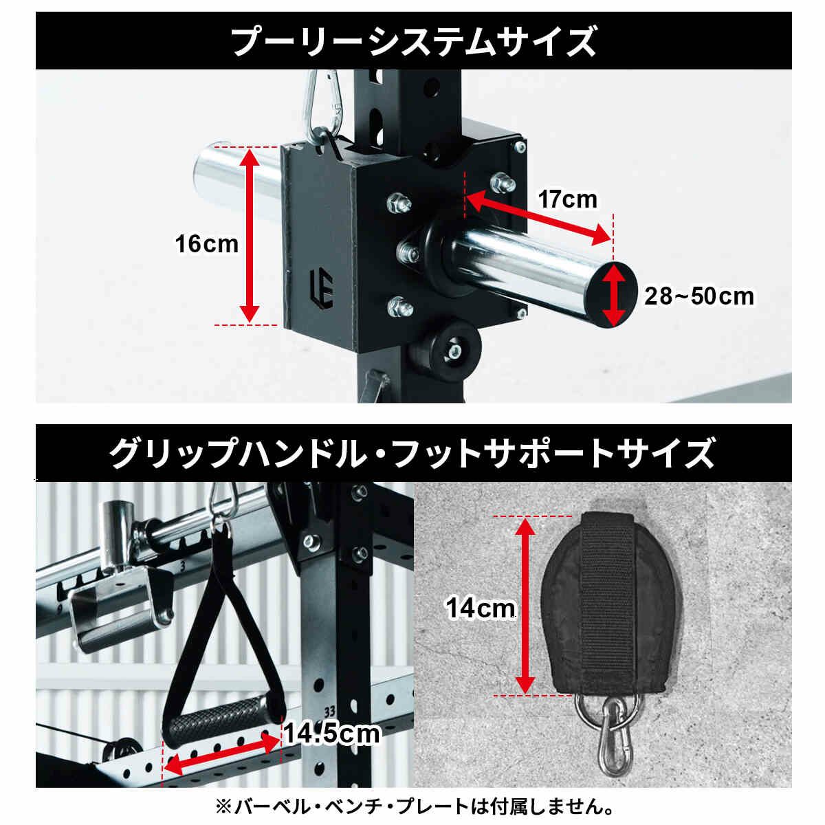 フルカスタムパワーラック LE-CRH LE-CRS LE-CRP LE-CRPU | スポーツ