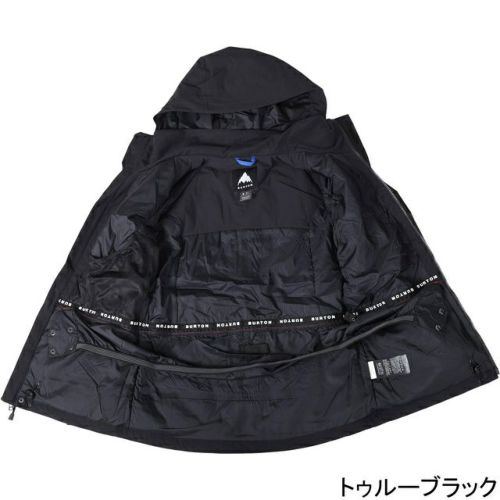 BURTON DRYRIDE ブラック ジャケット Mサイズ Burton Men's DryRide Hooded Jacket Black Striped Actual