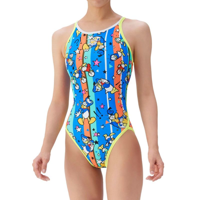 トレーニングワンピース オープンバック レディース 競泳水着