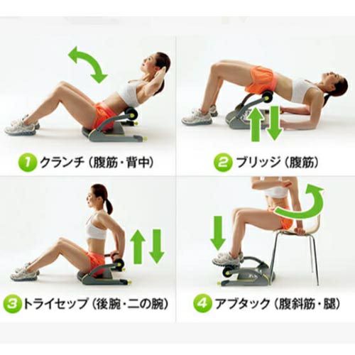 ワンダーコア スマート DVD付 腹筋器具 ブラック 1033443 | スポーツ