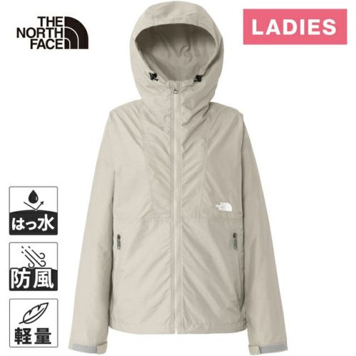 【S】THE NORTH FACE コンパクトジャケット アイボリー THE NORTH FACE ザ・ノース・フェイス シェルジャケット