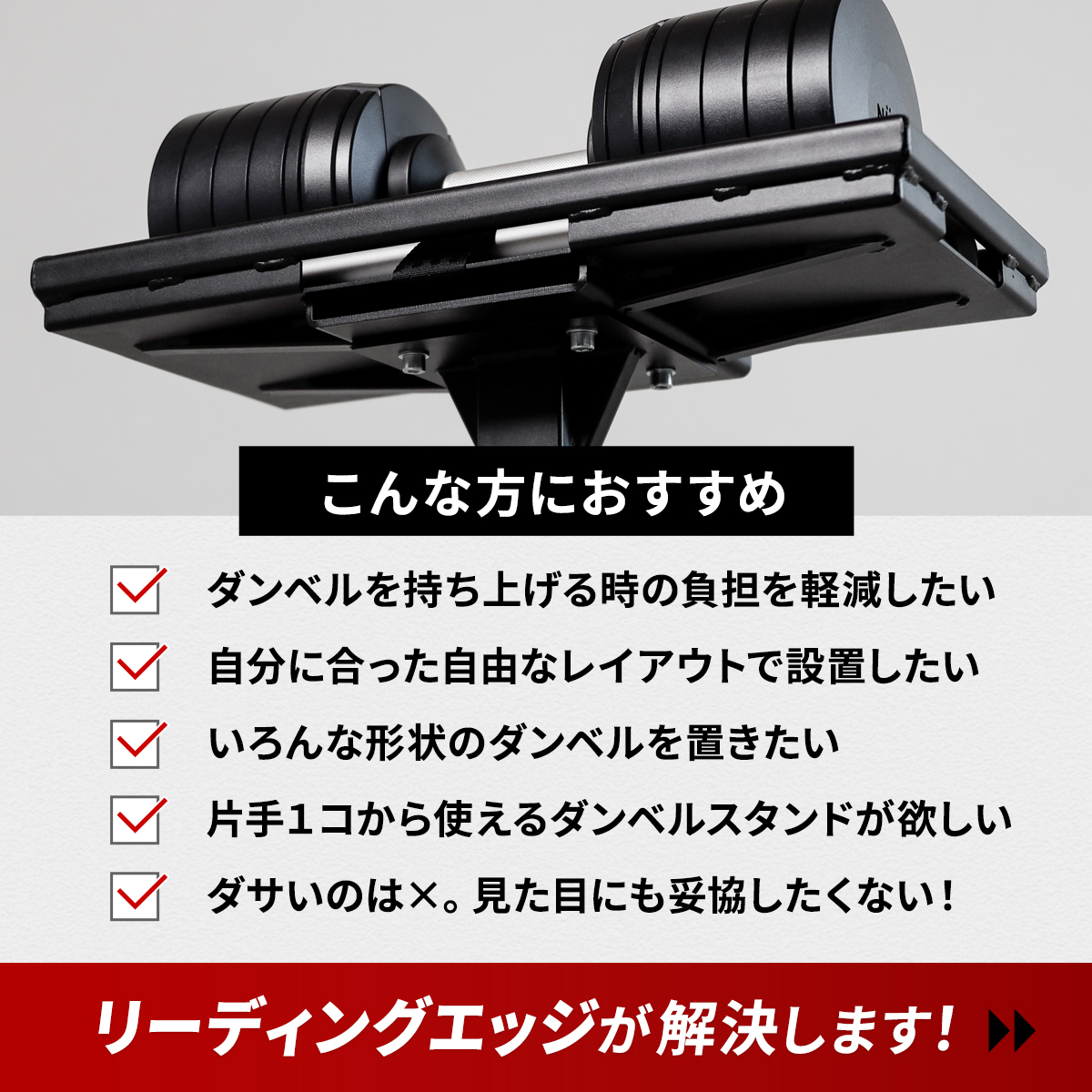 ダンベルスタンド DUMBBELL STAND ブラック LE-DBS BLACK | スポーツ