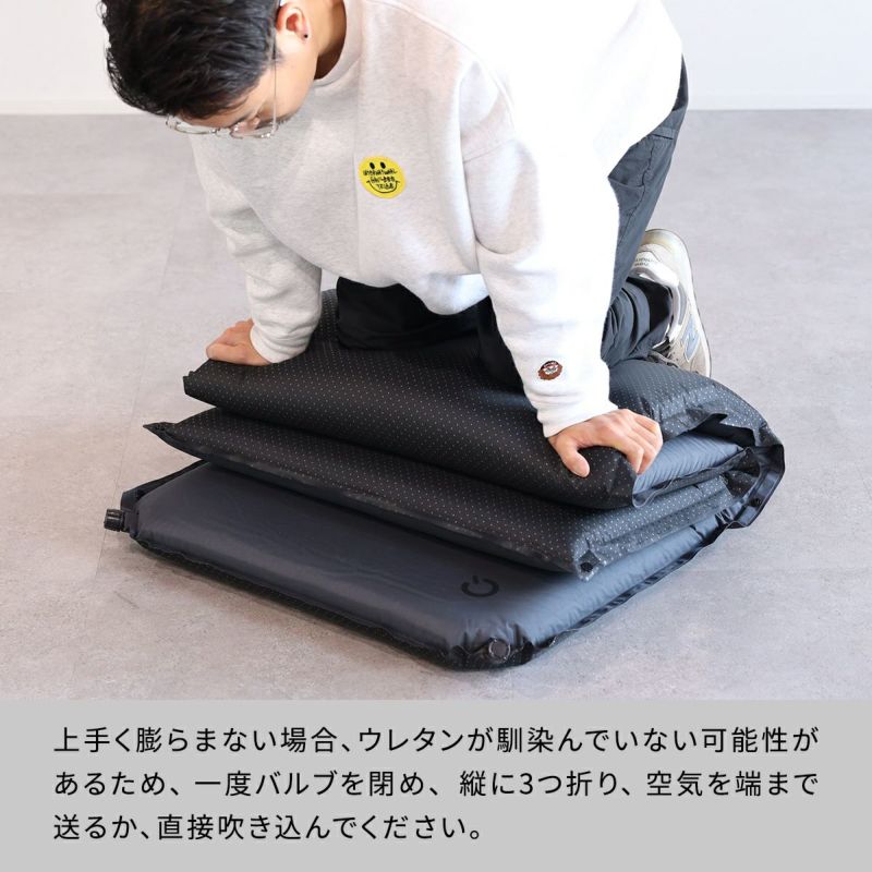 車中泊マット 8cm シングル ＆ マットカバー 2点セット | スポーツ