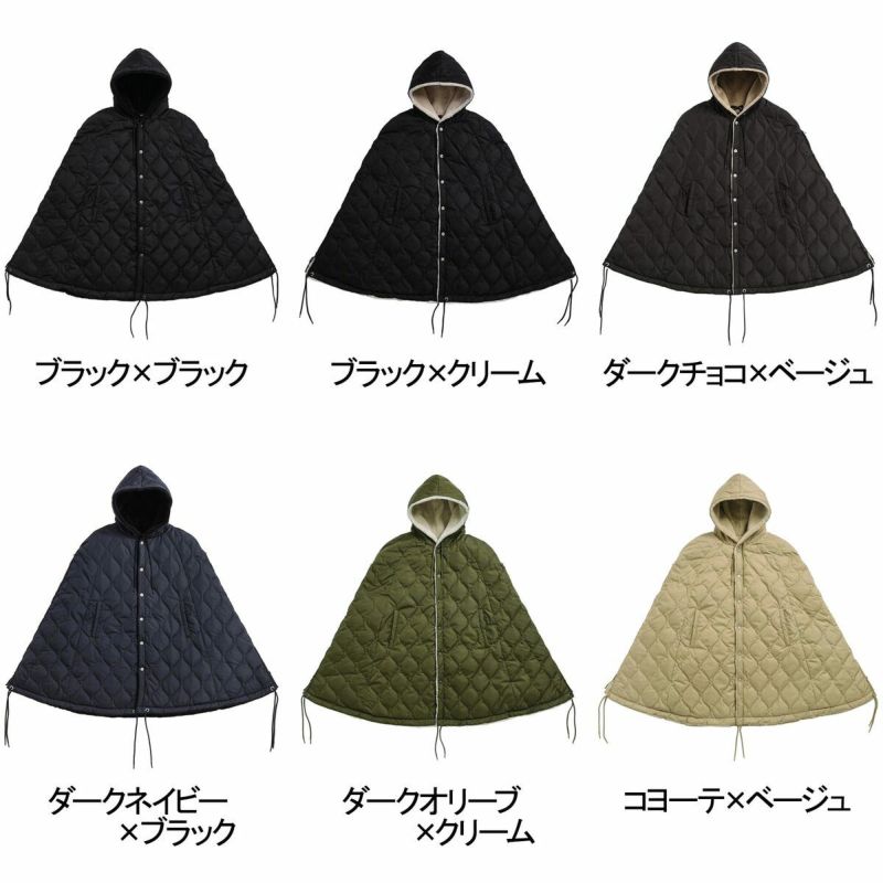 ミリタリー ダウンケープ メンズ レディース ウェア TAION-CPML-1 の