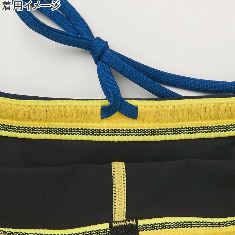 GXSONIC RハーフスパッツMT メンズ 競泳水着 ネイビー×イエロー