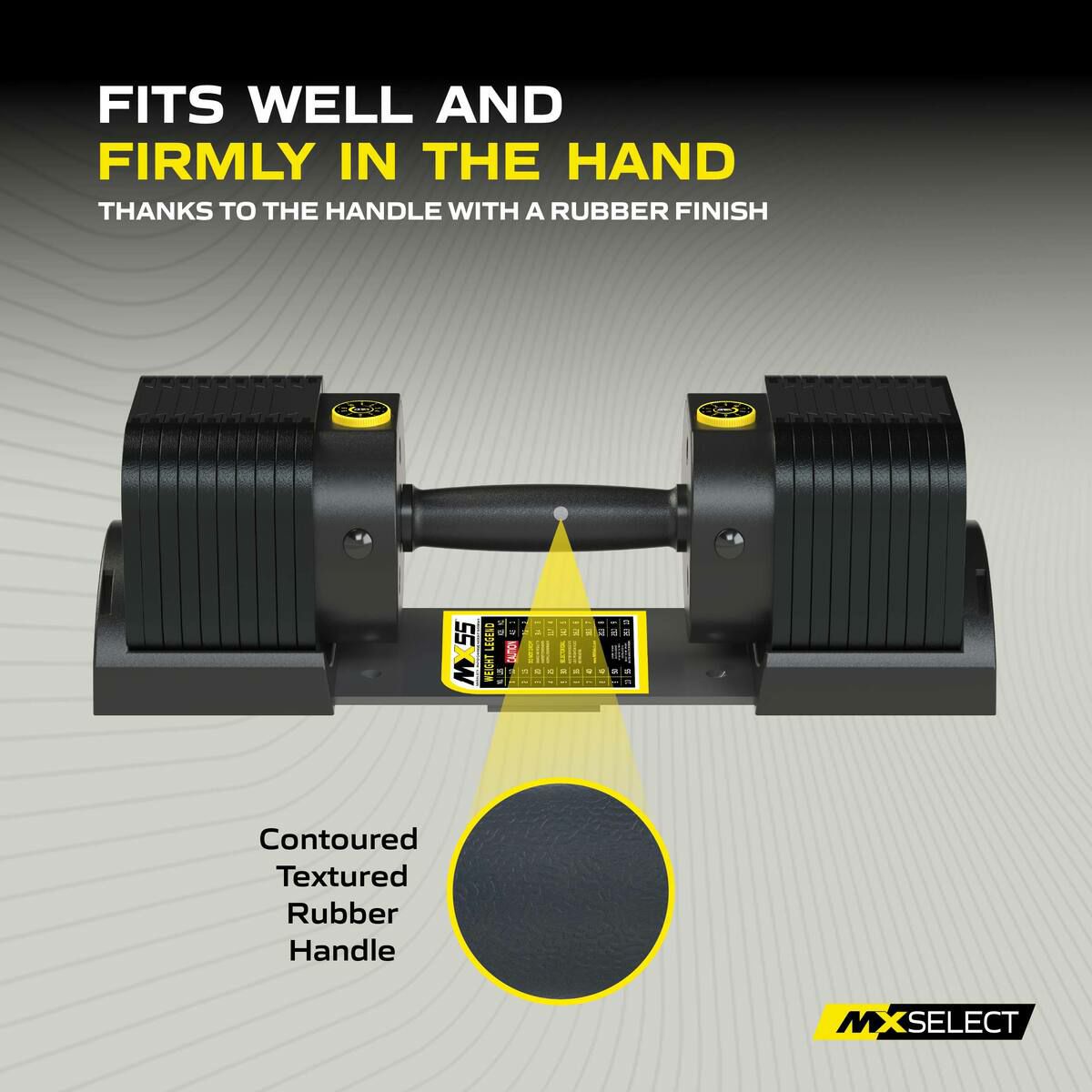 ダンベル MX EVO ダンベルセット 可変式ダンベル ラバーハンドル 2点セット