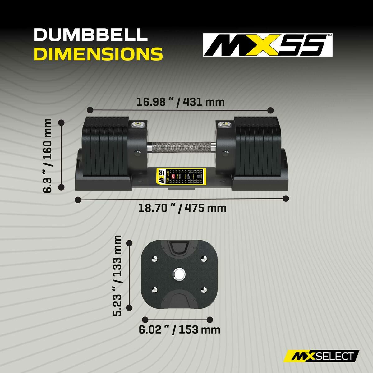 MX EVO ダンベルセット 可変式ダンベル スチールハンドル 2点セット