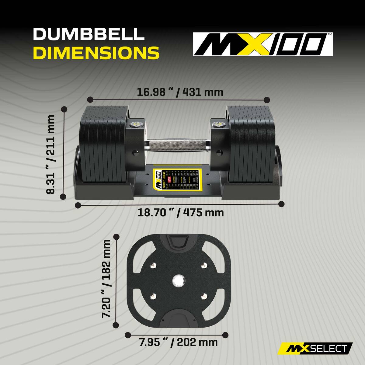 MX EVO ダンベルセット 可変式ダンベル スチールハンドル 2点セット